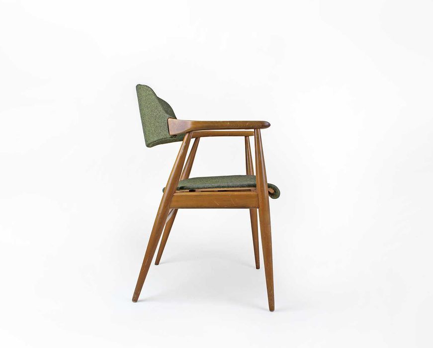 1xKrzesło gabinetowe Casala Niemcy lata 60. Mid-Century modern vintage