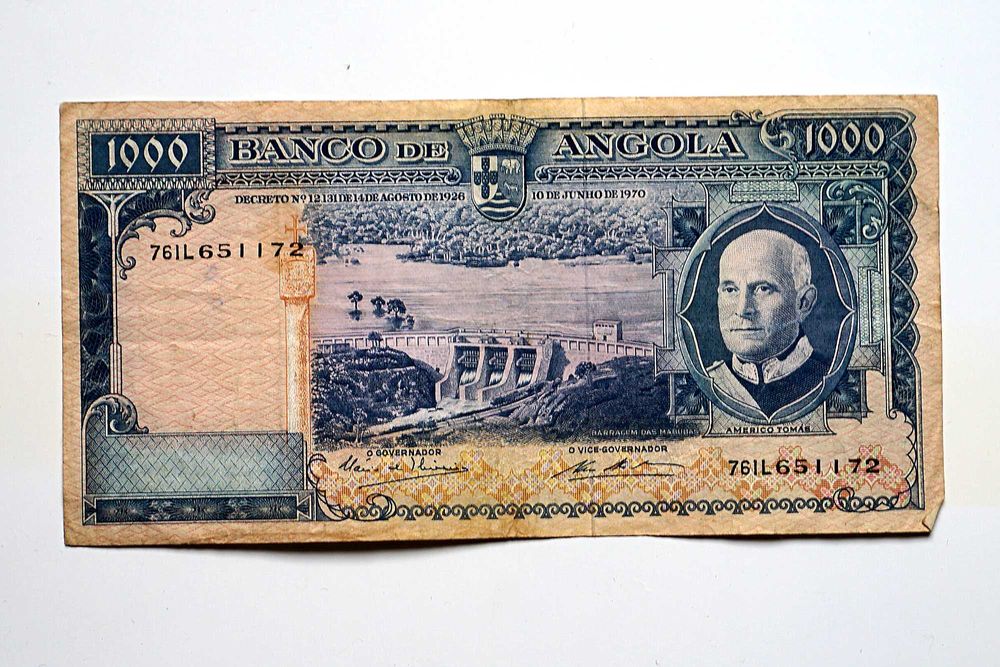 Nota 1000 Escudos - 1970 Angola