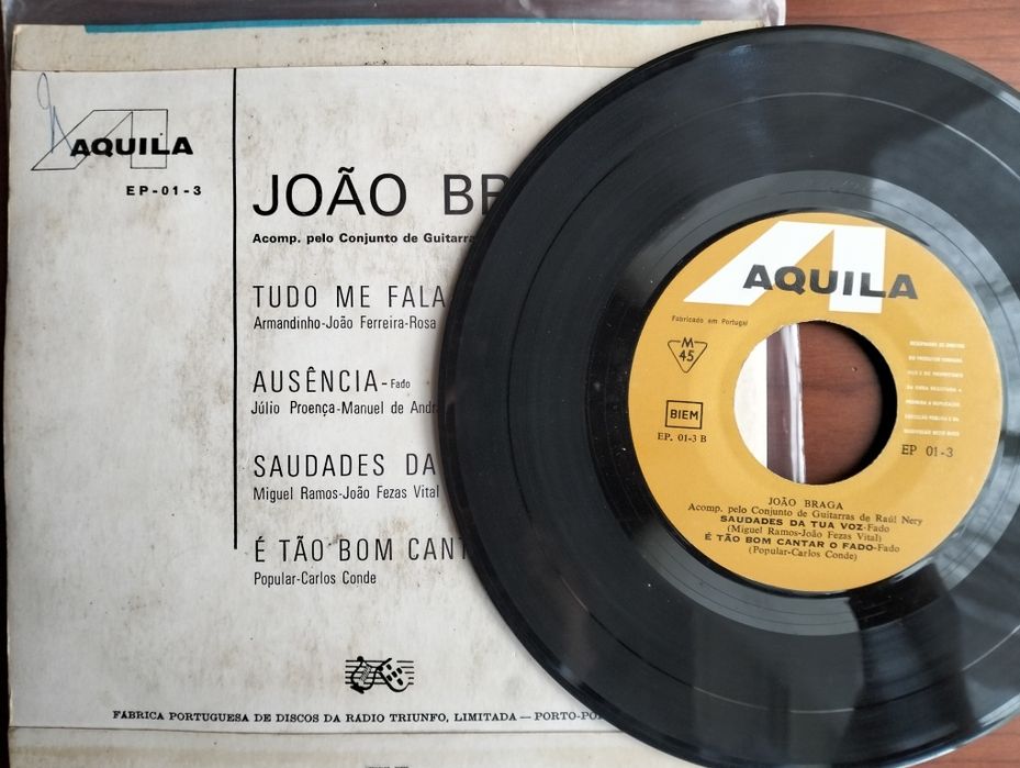 Single João Braga /Tudo me Fala de Nós