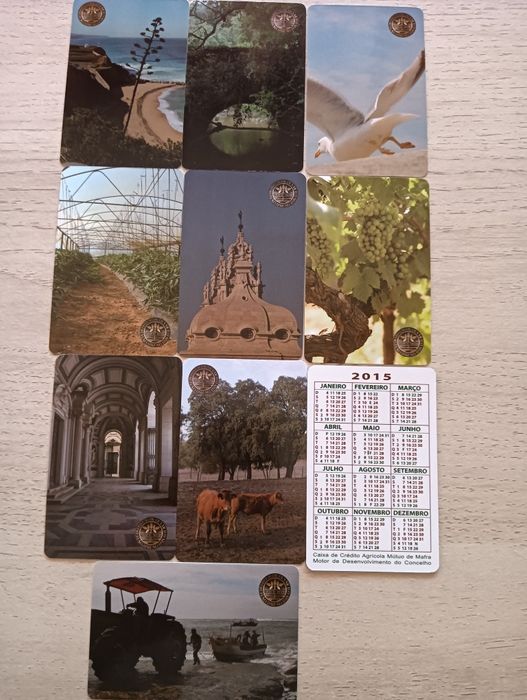 10 calendários caixa agrícola de mafra de 2015