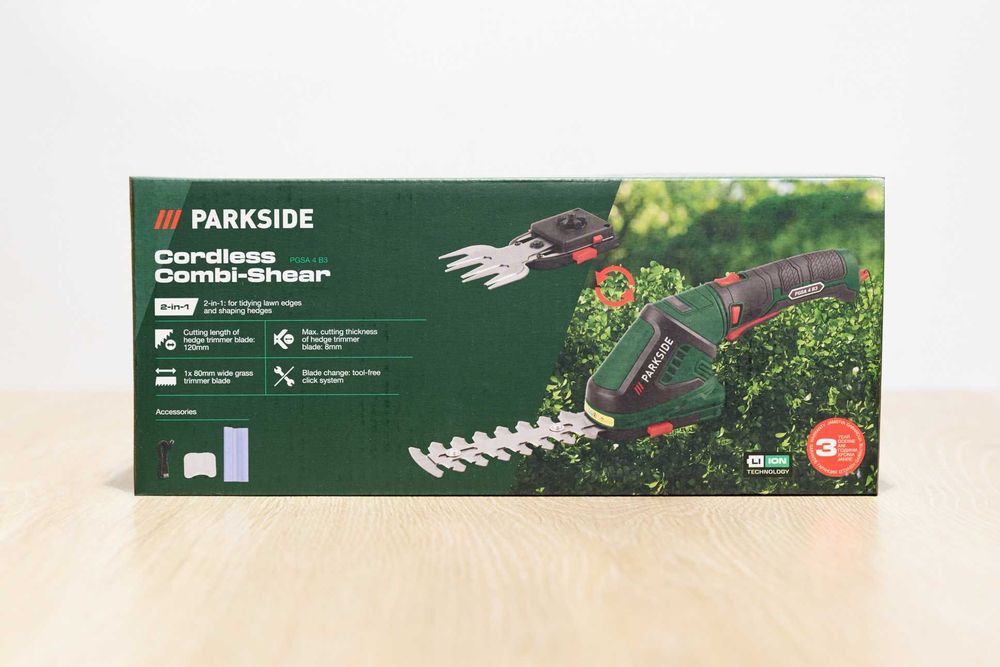 Акумуляторні ножиці для трави та кущів PARKSIDE PGSA 4 C4 / кусторез