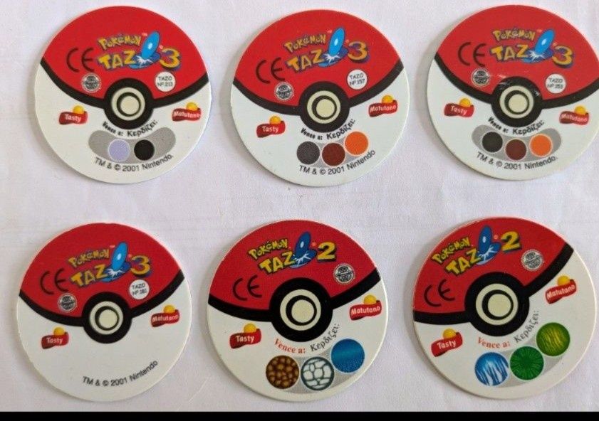 Tazos  Pokémon 2 e 3
