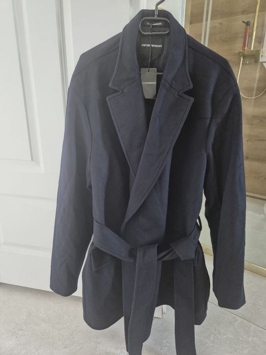 Płaszcz Emporio Armani męski elegancki rozmiar L -XL
