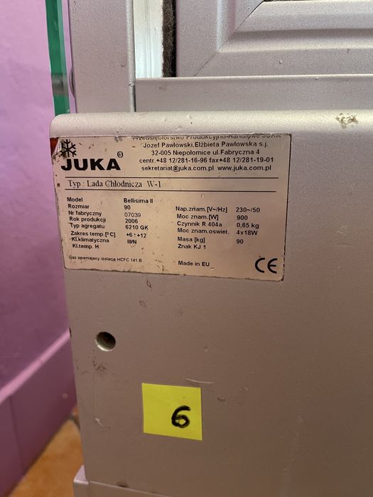 Witryna chłodnicza, cukiernicza