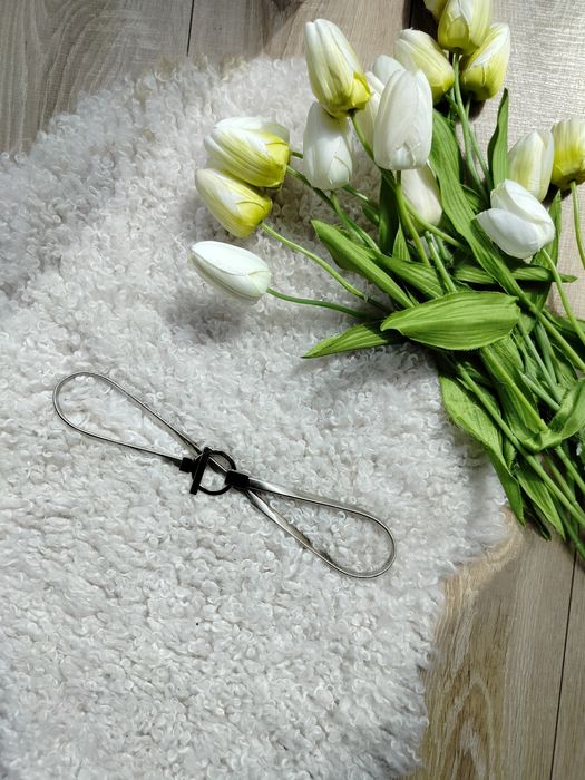 srebrny pasek Zara nowy ozdobny biżuteryjny