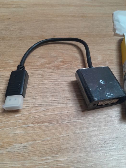 Rankie Adapter DisplayPort (DP) na DVI, konwerter 1080P Full HD, czarn