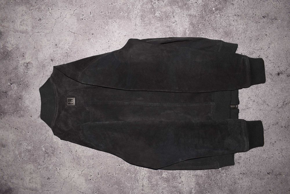 Freaky Nation Suede Bomber (Мужская Кожаная Замшевая Куртка Бомбер )