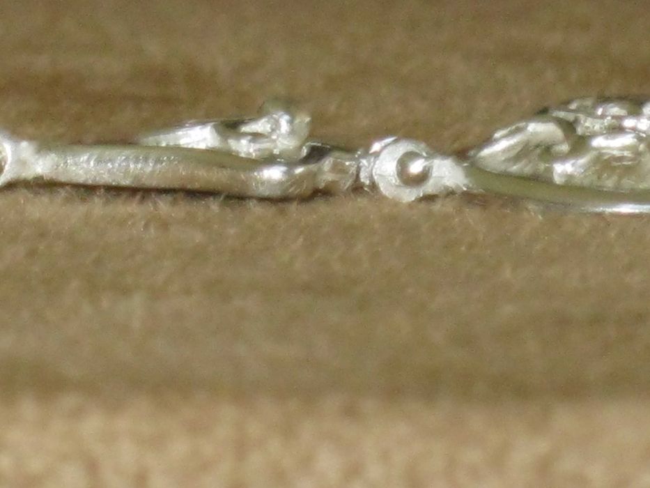 Pulseira Prata Maciça de Lei 925`/.. C/Contraste