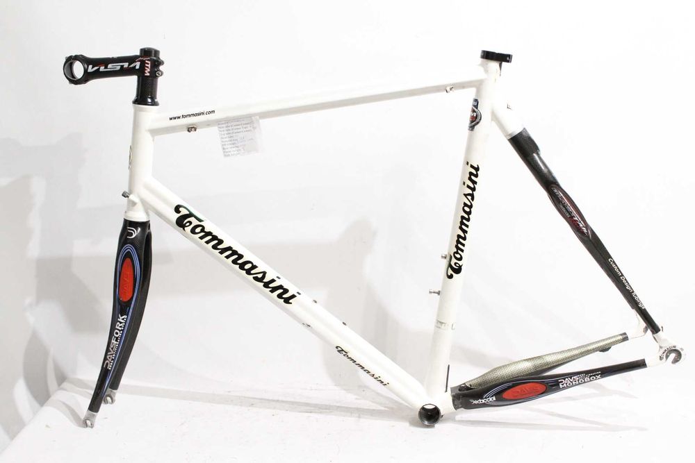 rama rowerowa TOMMASINI ultra fire stal/carbon szosowa kolarzówka CN1