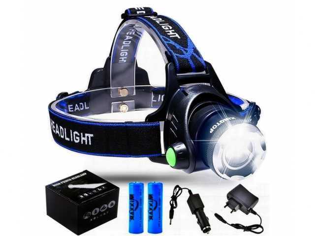 Latarka czołowa led zoom