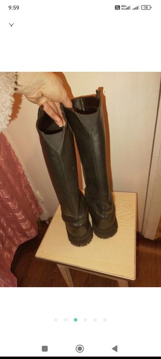 Сапоги труби шкіра натуральна.