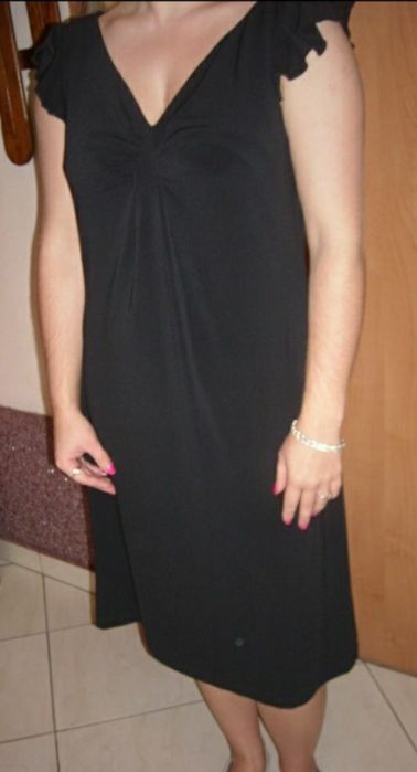 Dalia Collection czarna sukienka r.12