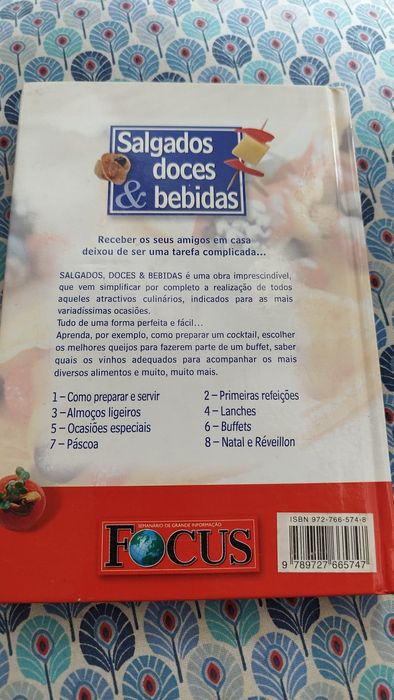 Livro Salgados, doces e bebidas