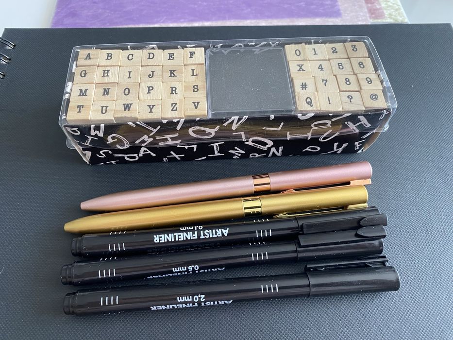 Zestaw journaling/ bullet journal / scrapbooking