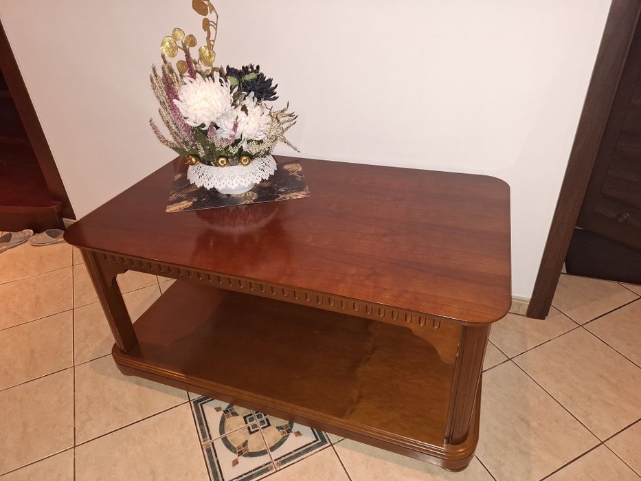 Stolik kawowy lite drewno, premium, exlusive