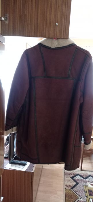 Kożuch damski brązowy PRL