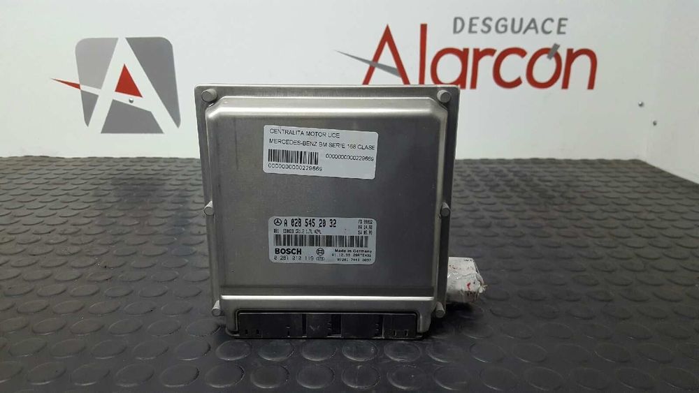 CENTRALINA DO MOTOR UCE MERCEDES CLASE A (W168) 1.7 CDI DIESEL CAT