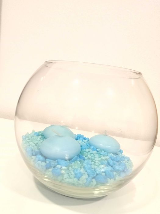 Centro de Mesa / Áquario / Velas / Iluminação