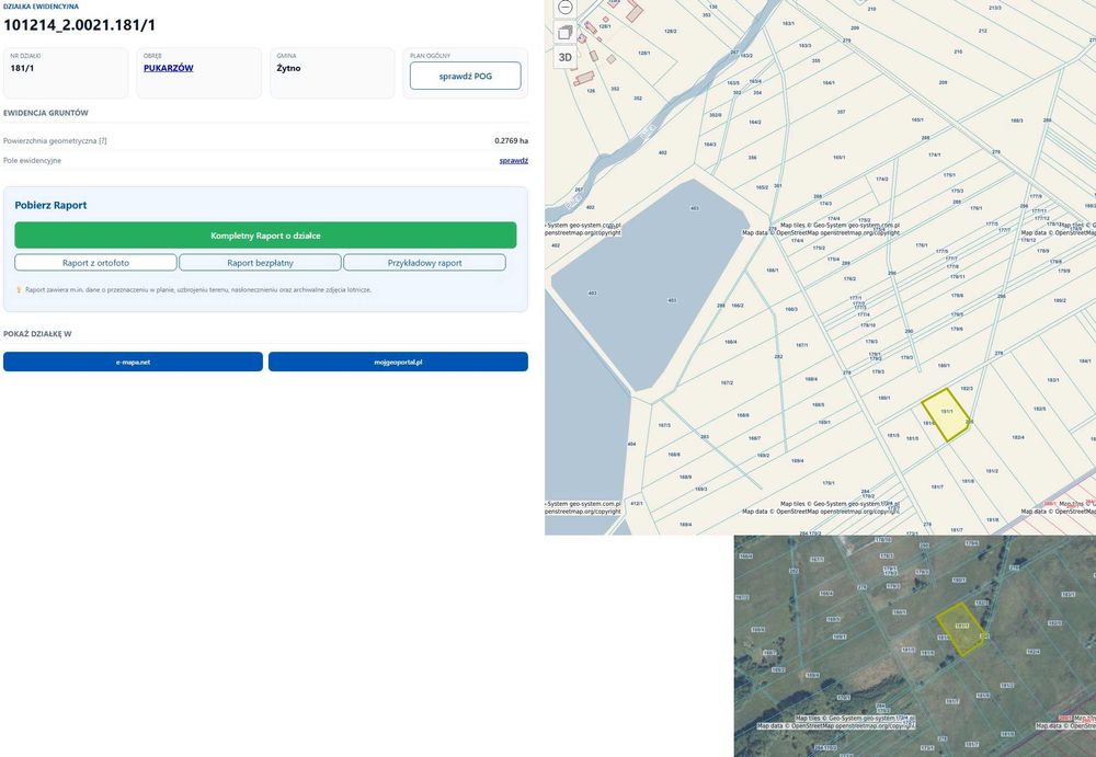 Sprzedam działki/łąki Pukarzów gm. Żytno - Widok 4