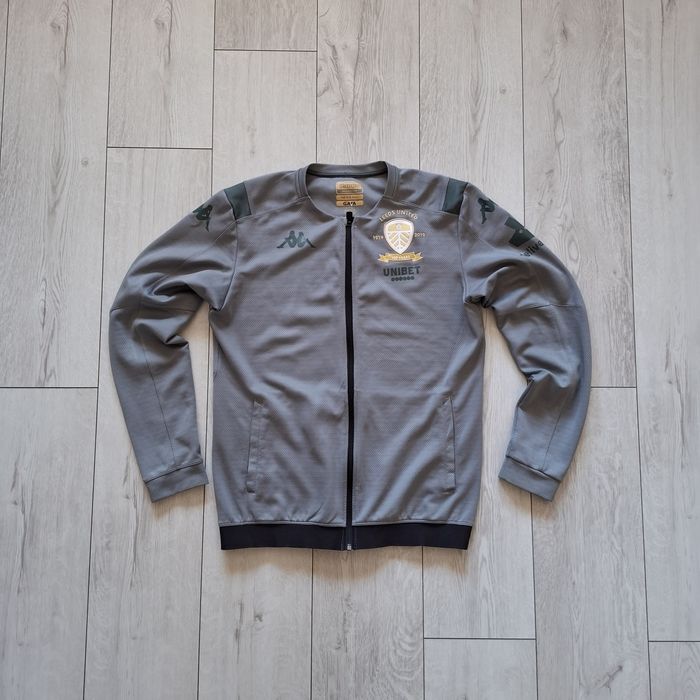 Bluza Kappa Leeds United M L 100-lecie Centenary 1919–2019 szara  lego