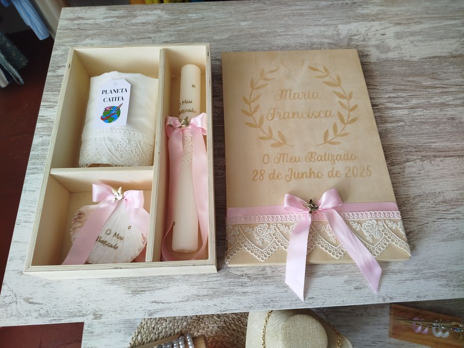Conjunto de Batismo personalizado