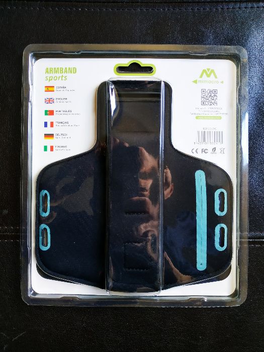 PROMOÇÃO ArmBand Smartphone até 6,3" Rosa Cinta Bolsa de Corrida Nova