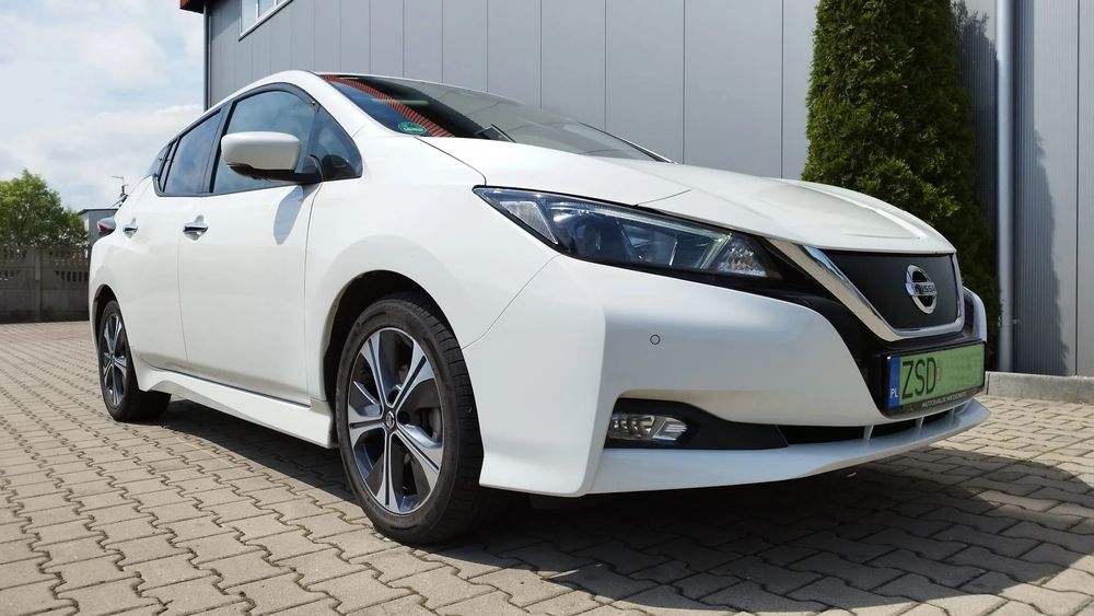 Nissan Leaf Model2020 Bezwypadek ASO AktywnyTempomat Kamery360 PompaCiepła 2xOpony