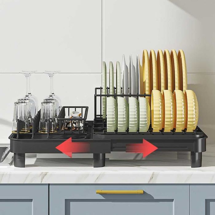 Escorredor lava-louças expansível c/ drenagem 42x29x 14cm ENVIO GRÁTIS