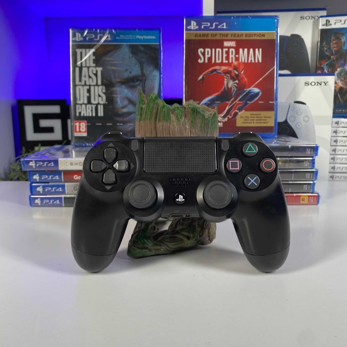 Геймпад PlayStation 4 DualShock 4 V2 Black Чорний Джойстік PS4 Вживани