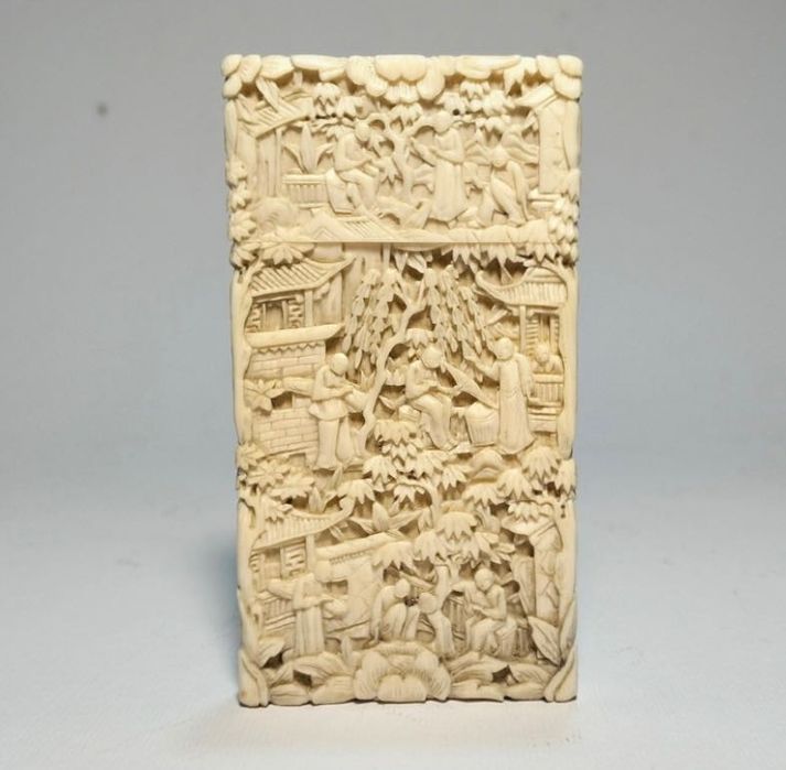 Rara Cartoneira Chinesa china Cantão Cantonesa. séc. XIX (A2)