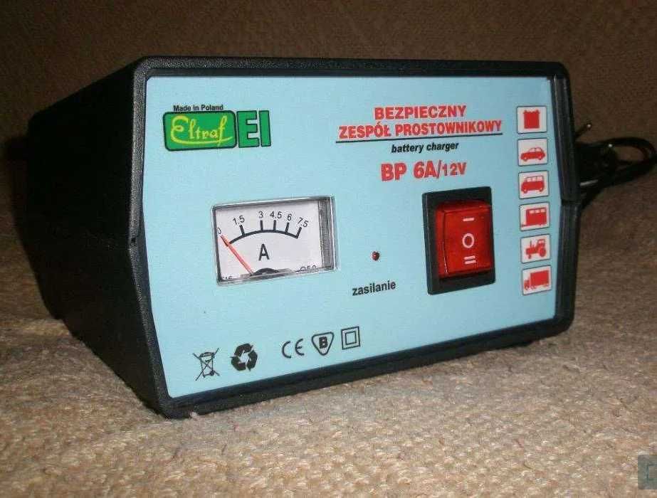 Prostownik samochodowy Model: BP 6A 6V/12V