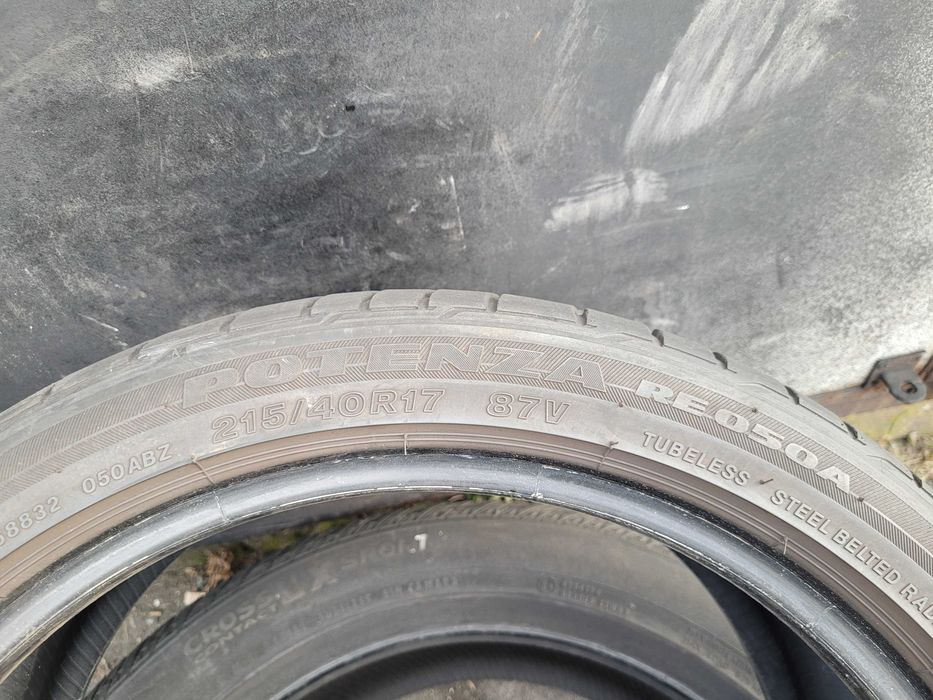 215/40/17 Bridgestone Potenza Re050A  7-7,5mm 4szt