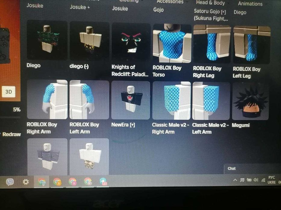 акаунт роблокс  продам