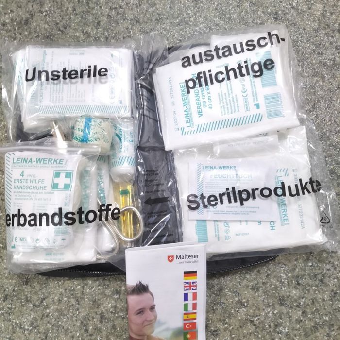 Автомобильная аптечка Leina-Werke, Kalff Compact(Німеччина)DIN 13164