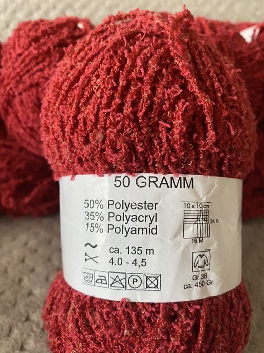 Wełna boucle