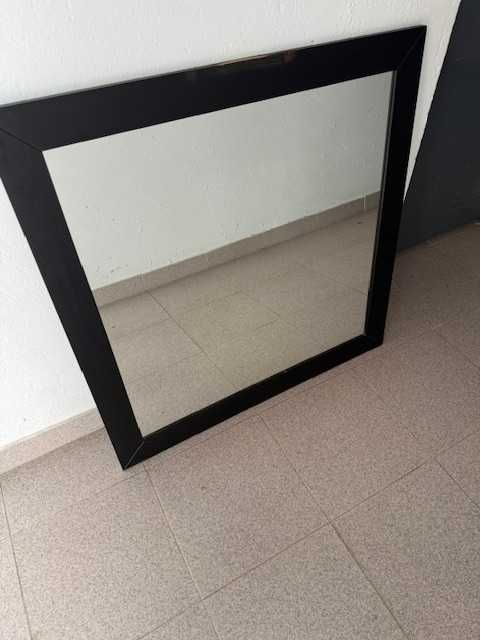 Espelho madeira wengue