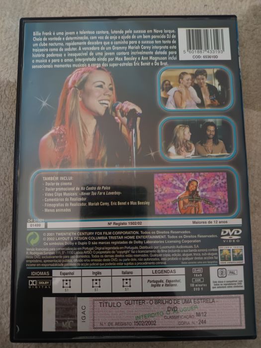 DVD glitter.       .