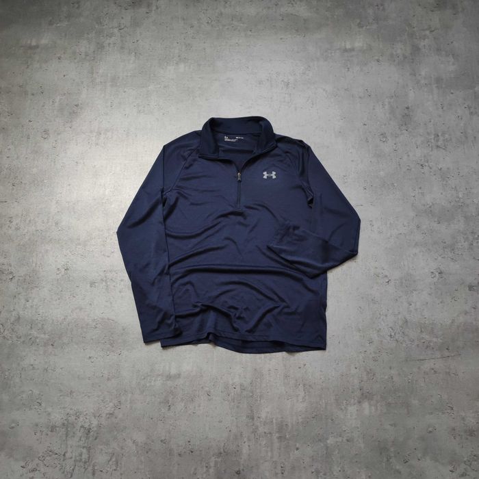 MĘSKA Bluza Cienka Sportowa Trening Under Armour Siłownia GYM Suwak