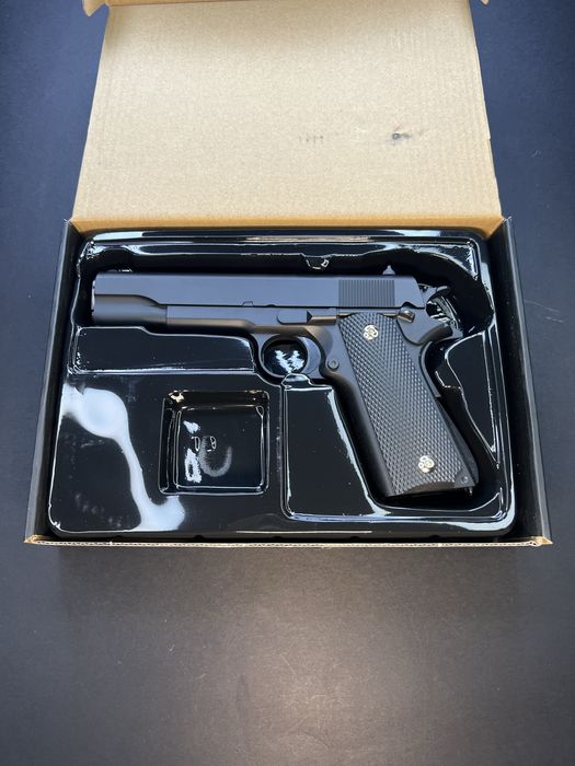 Металевий пістолет Colt 1911 PRO - модель Vigor V14 (іграшка)
