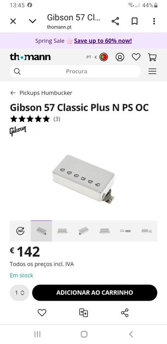Epiphone ES339  pickups gibson 57