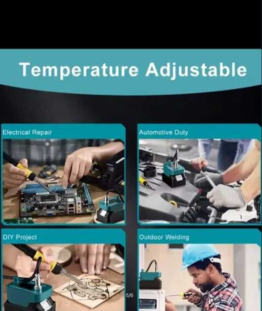 Мобильный паяльник RH-T12 под аккумулятор "Makita"