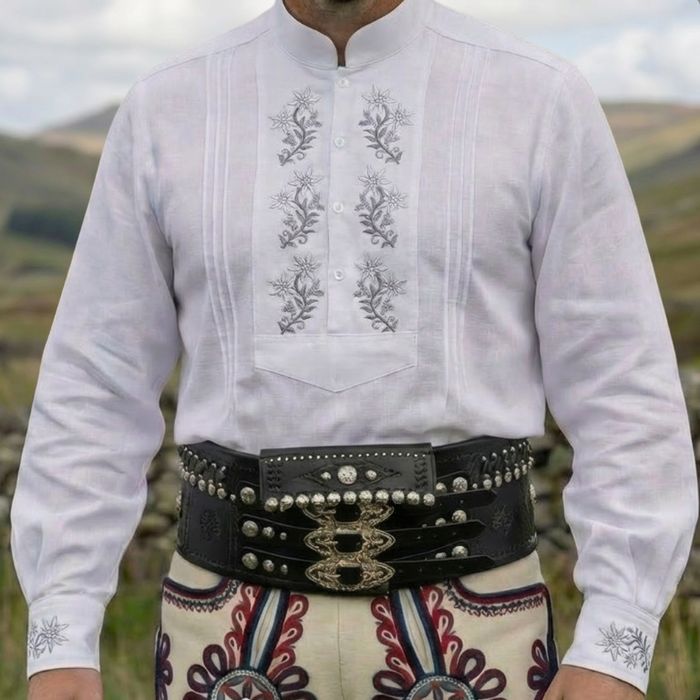 Koszula Góralska KM2| Bawełna | Rozmiar XS-XXL | NOWA | Firma Reglle