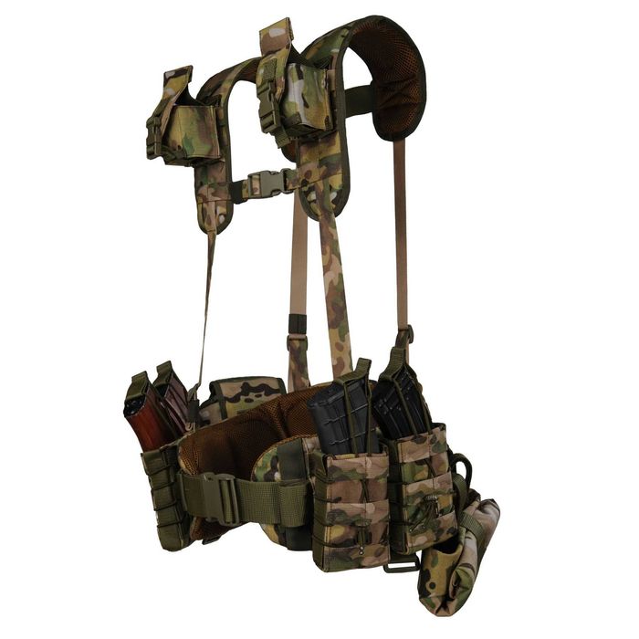 Реміно-плечова система РПС мультикам за набором підсумків. Розгрузка.