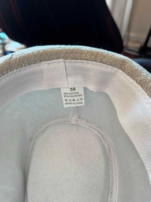 Chapéu estilo Fedora / Trilby Cinzento Claro