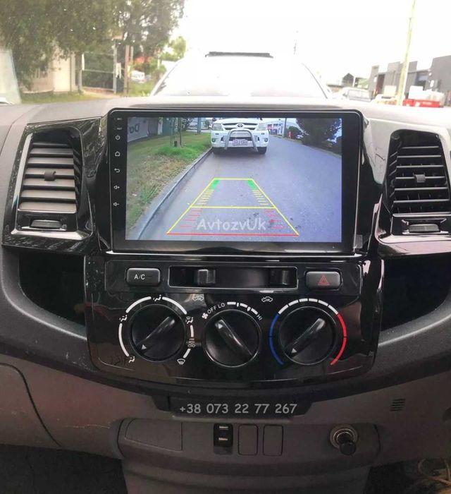 Магнитола HILUX Toyota SURF Хилюкс GPS Tesla 2 дин CarPlay Android 15