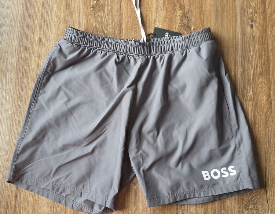 Szare szorty do pływania Hugo Boss Dolphin roz M