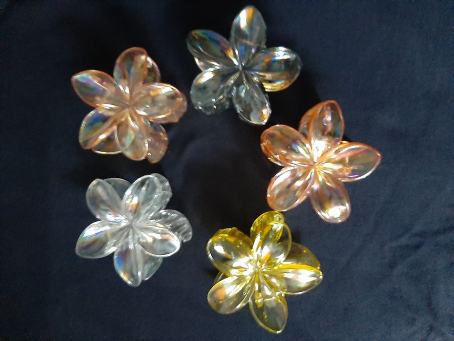 Заколка краб метелик та гавайська квітка