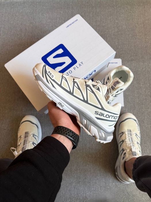 ТОП! Кросівки Чоловічі Salomon XT-6 S-LAB Soft Ground Beige White Gray 41 42 43 44 45