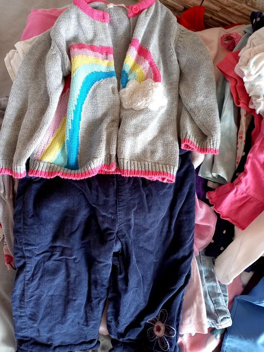 Paka ubranek dla dziewczynki 74/80