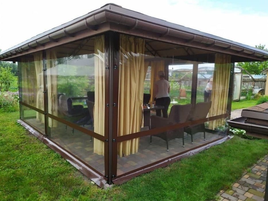 М'які вікна Житомир. Для веранди, тераси, альтанки. Гнучкі вікна